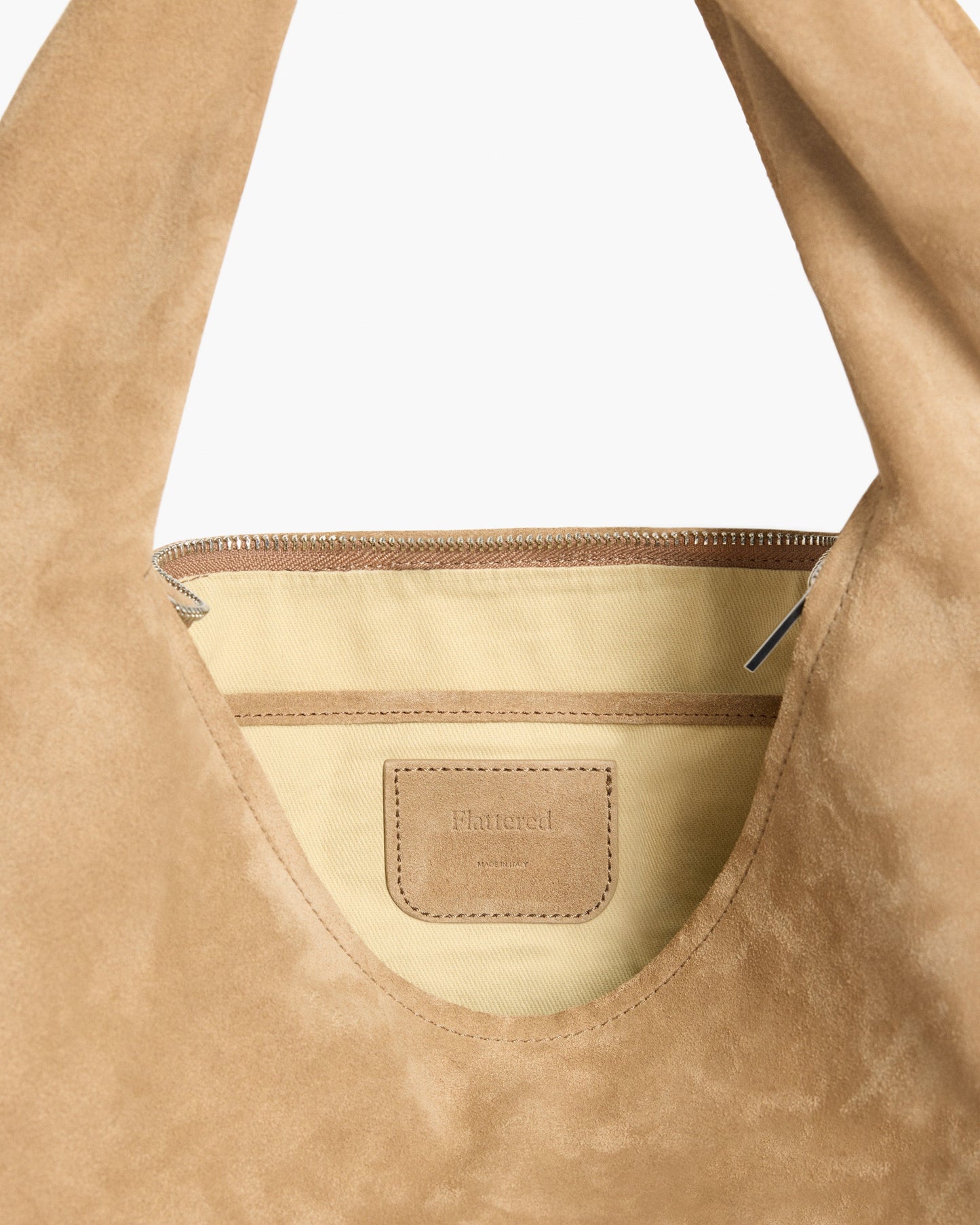 Alva Shoulder Bag Suede Sand
