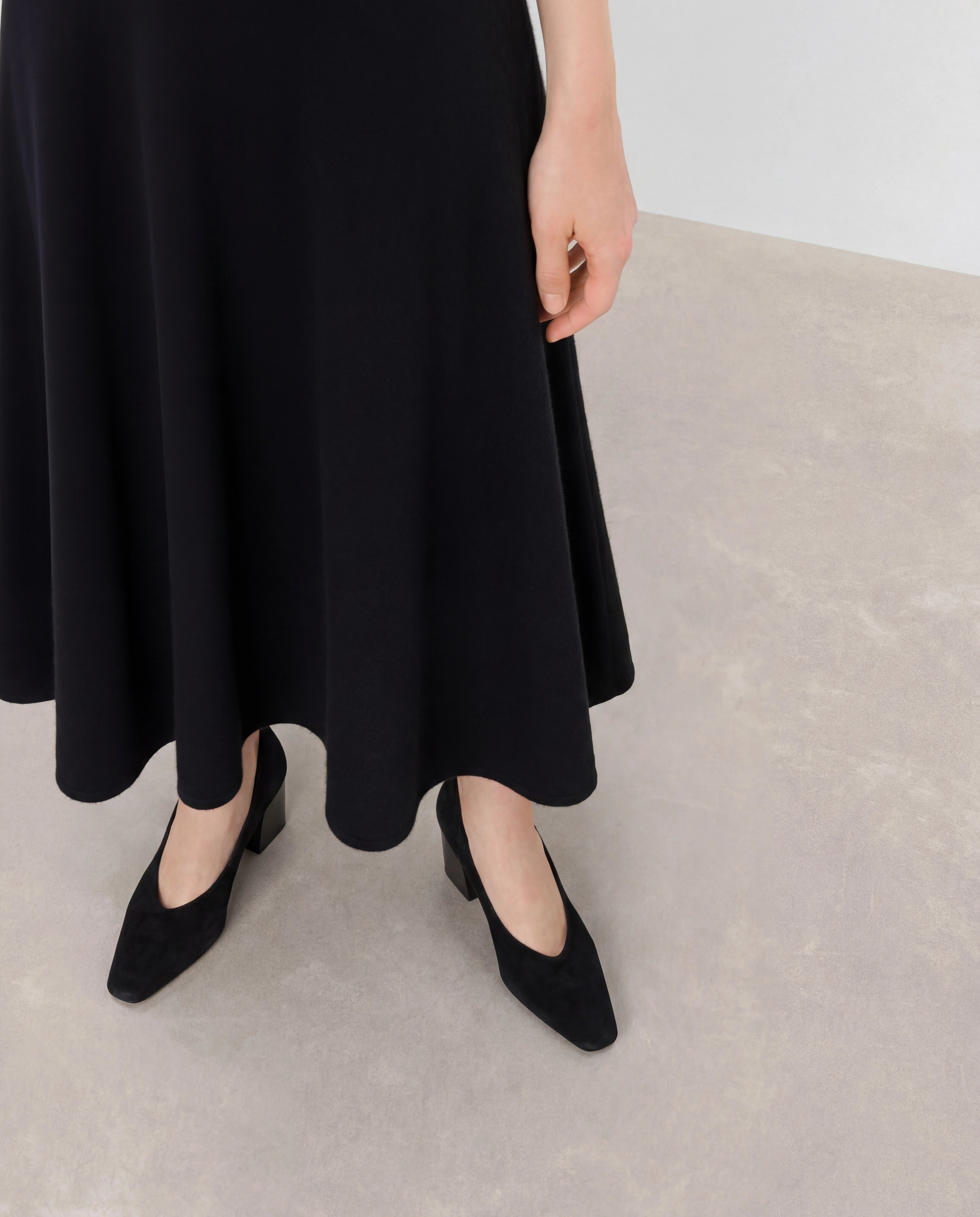 Angelina 65 Suede Black