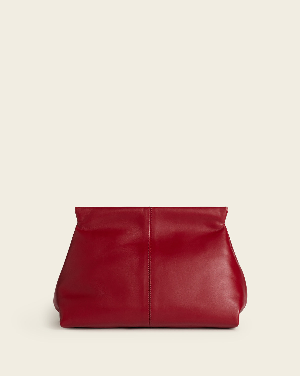 Clay Clutch Leather Tomato