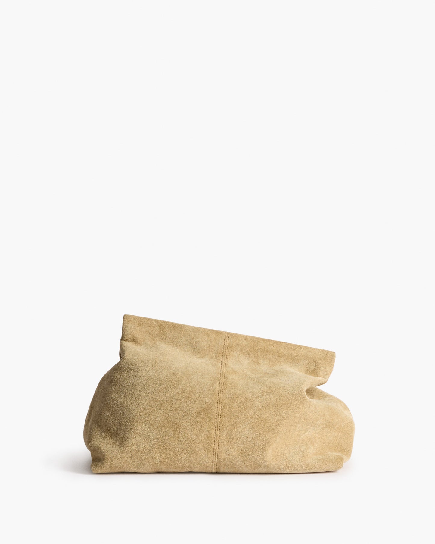 Clay Clutch Suede Sand