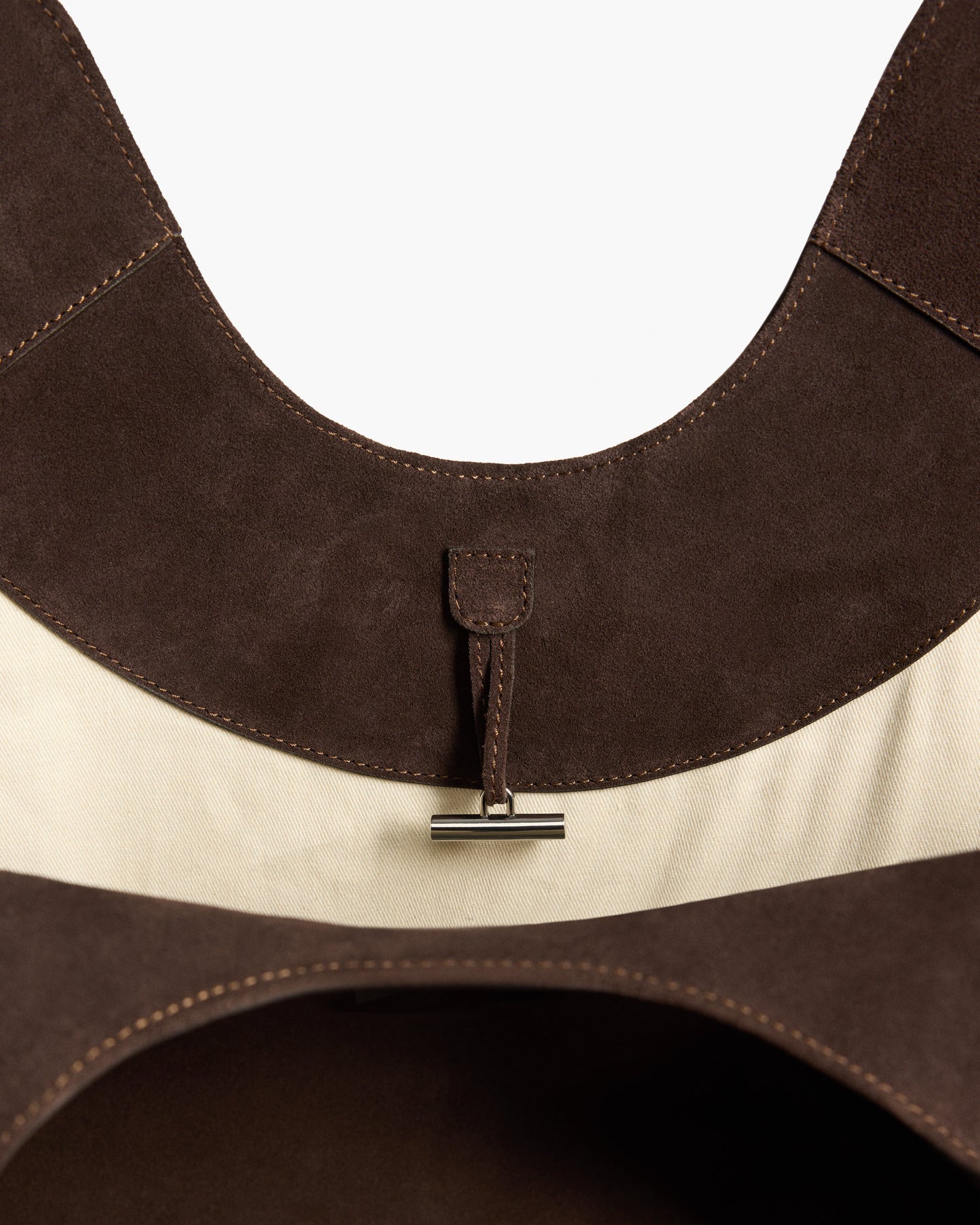 Dahlia Tote Bag Suede Chocolate