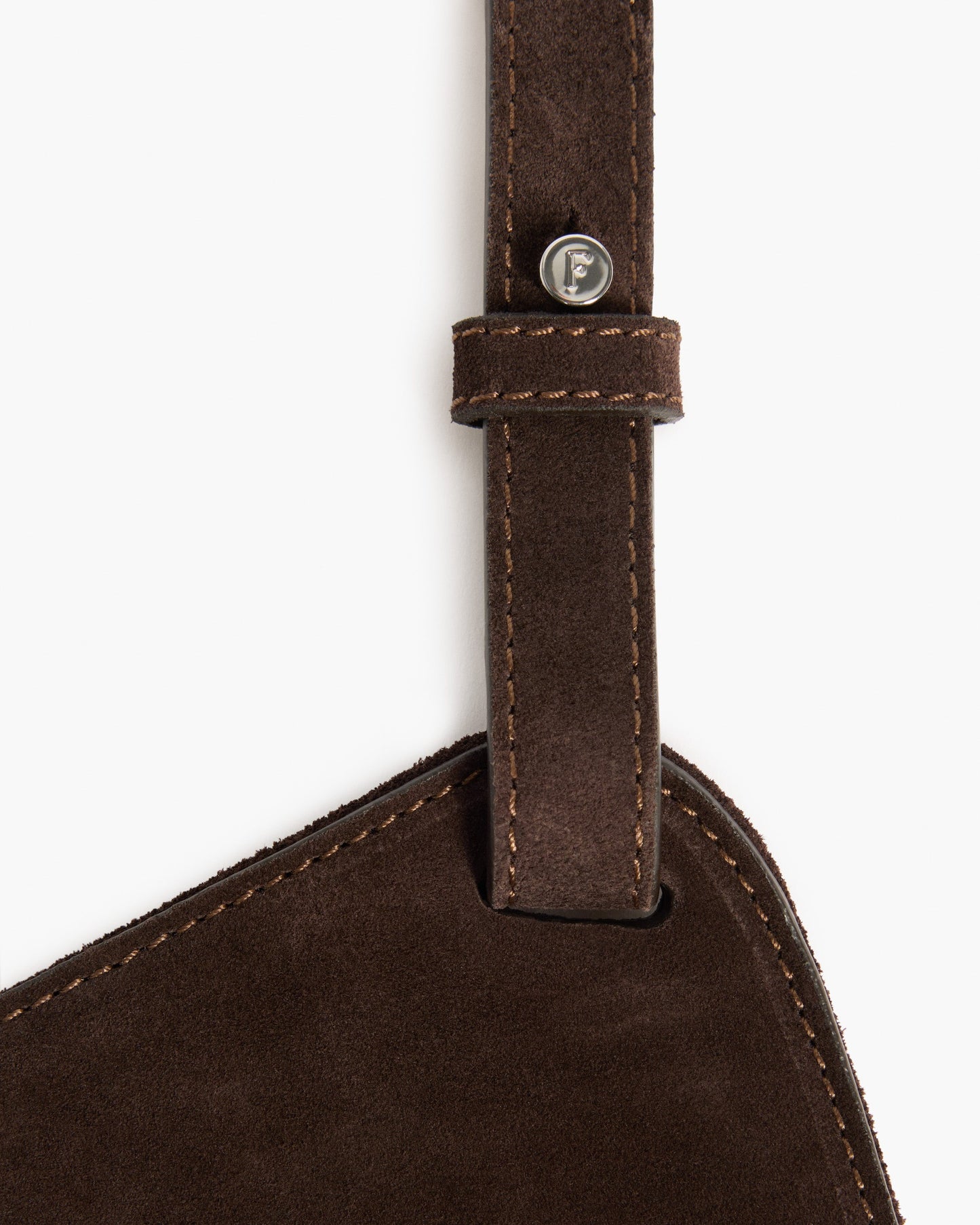 Dahlia Tote Bag Suede Chocolate