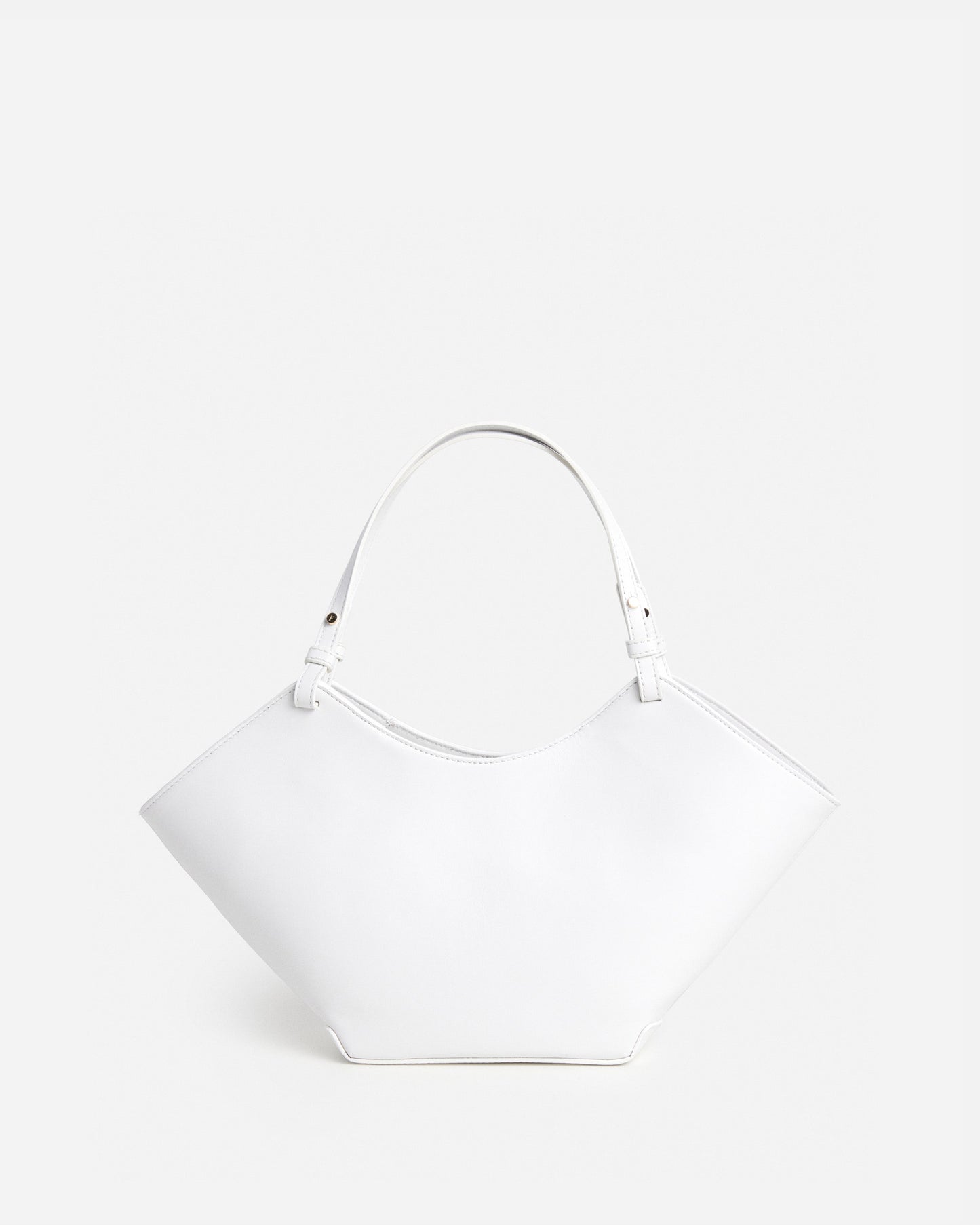 Dilba Mini Tote Bag Leather White