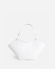 Dilba Mini Tote Bag Leather White
