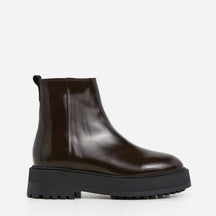 Assia Leather Chocolate