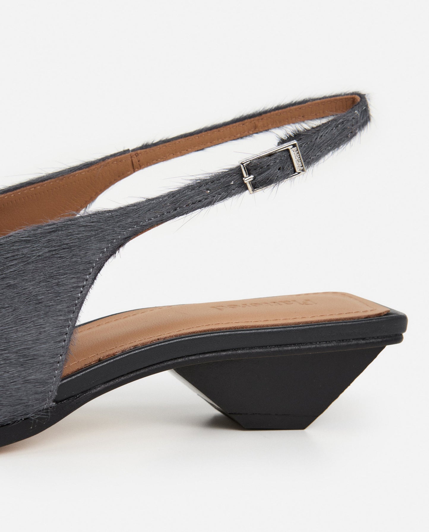 Avalon Leather Hair Stone Grey