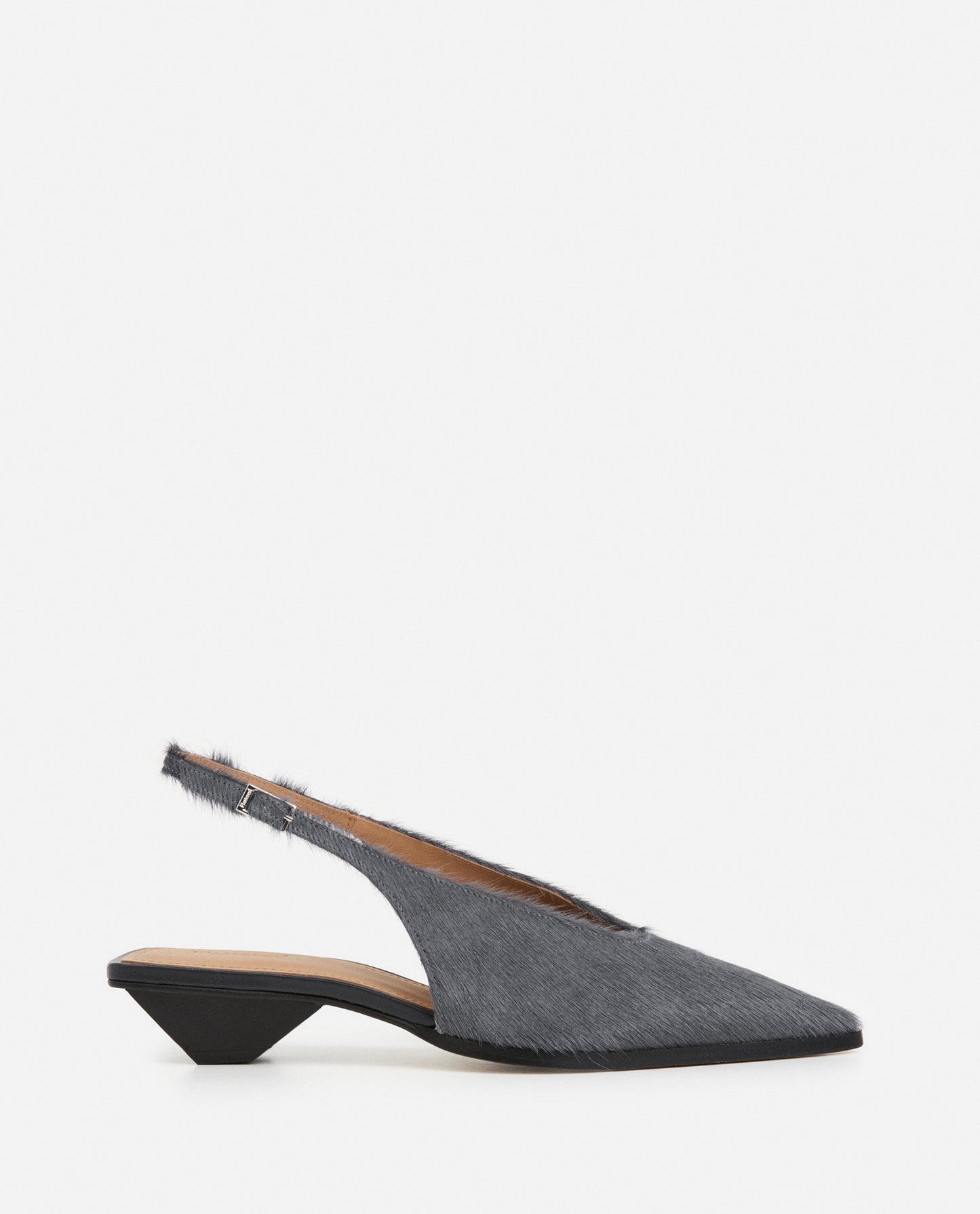 Avalon Leather Hair Stone Grey