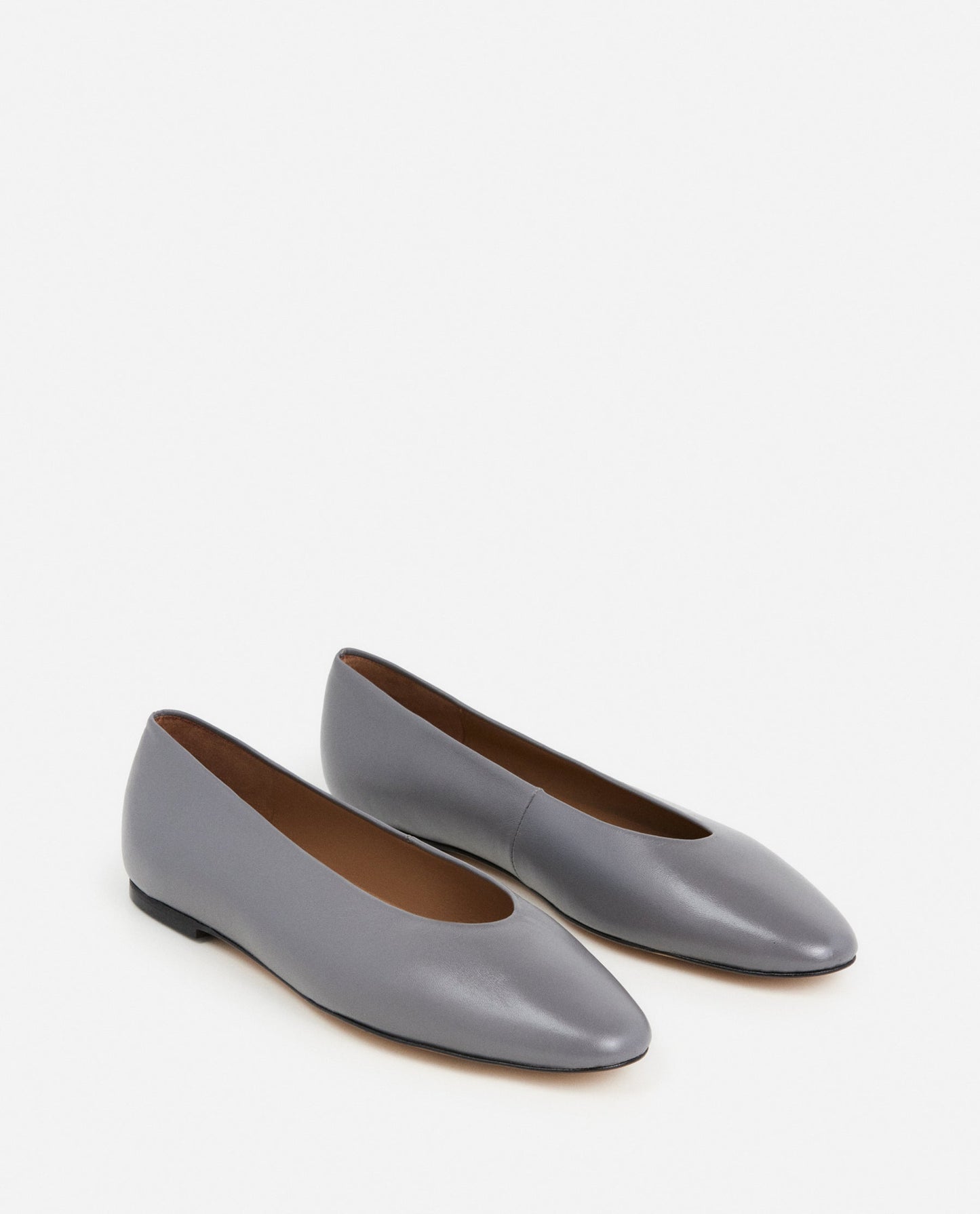 Belinda Leather Stone Grey