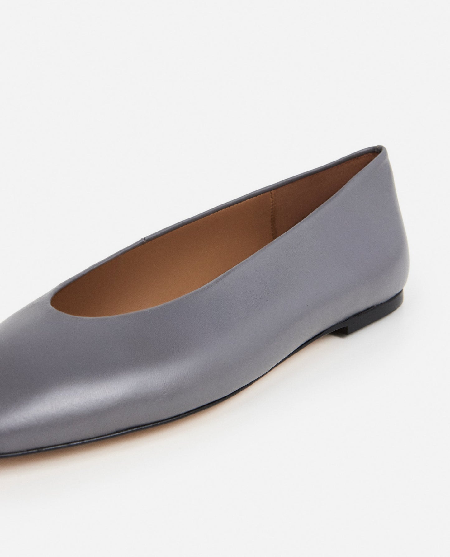 Belinda Leather Stone Grey