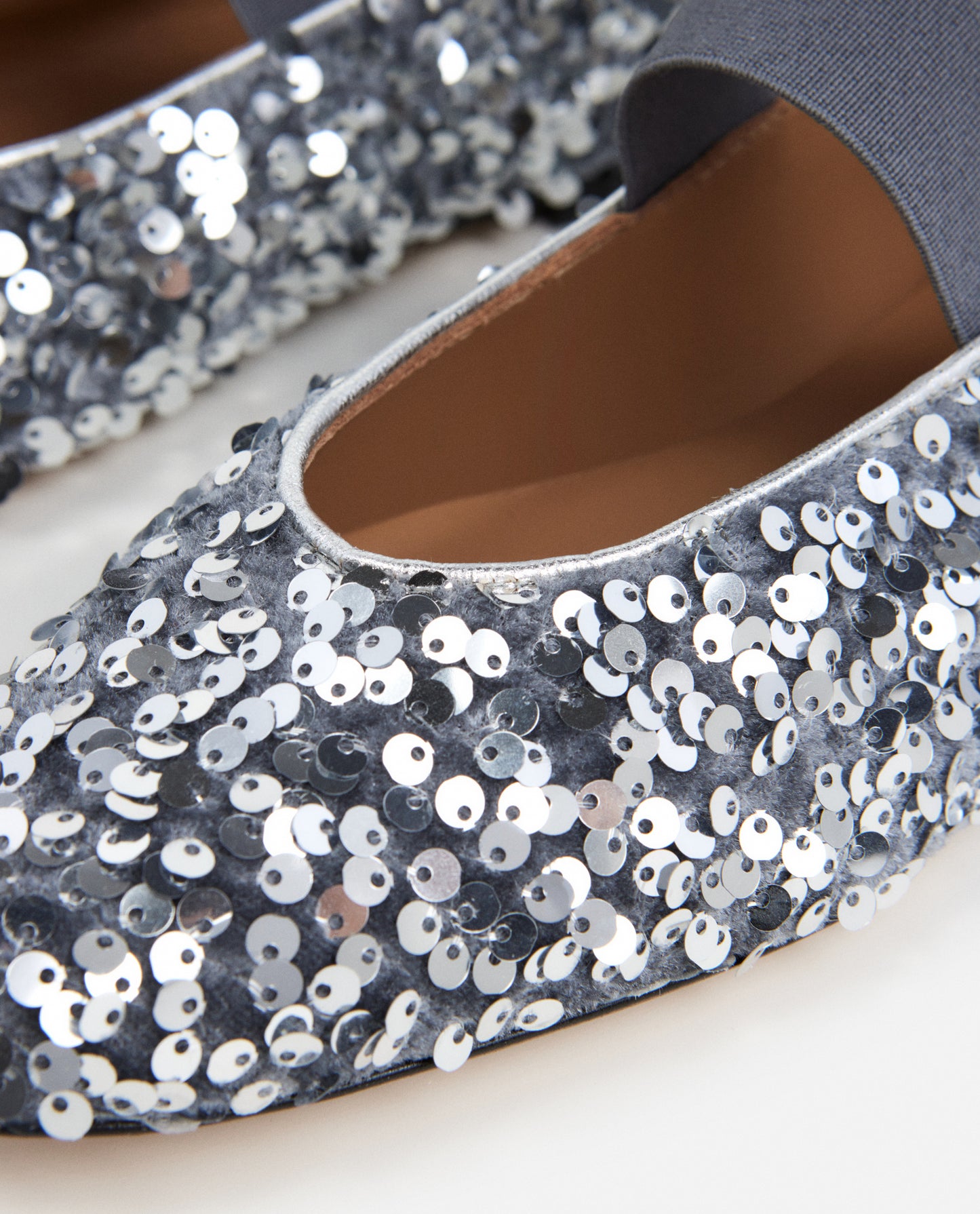 Bree Sequins Stone Grey