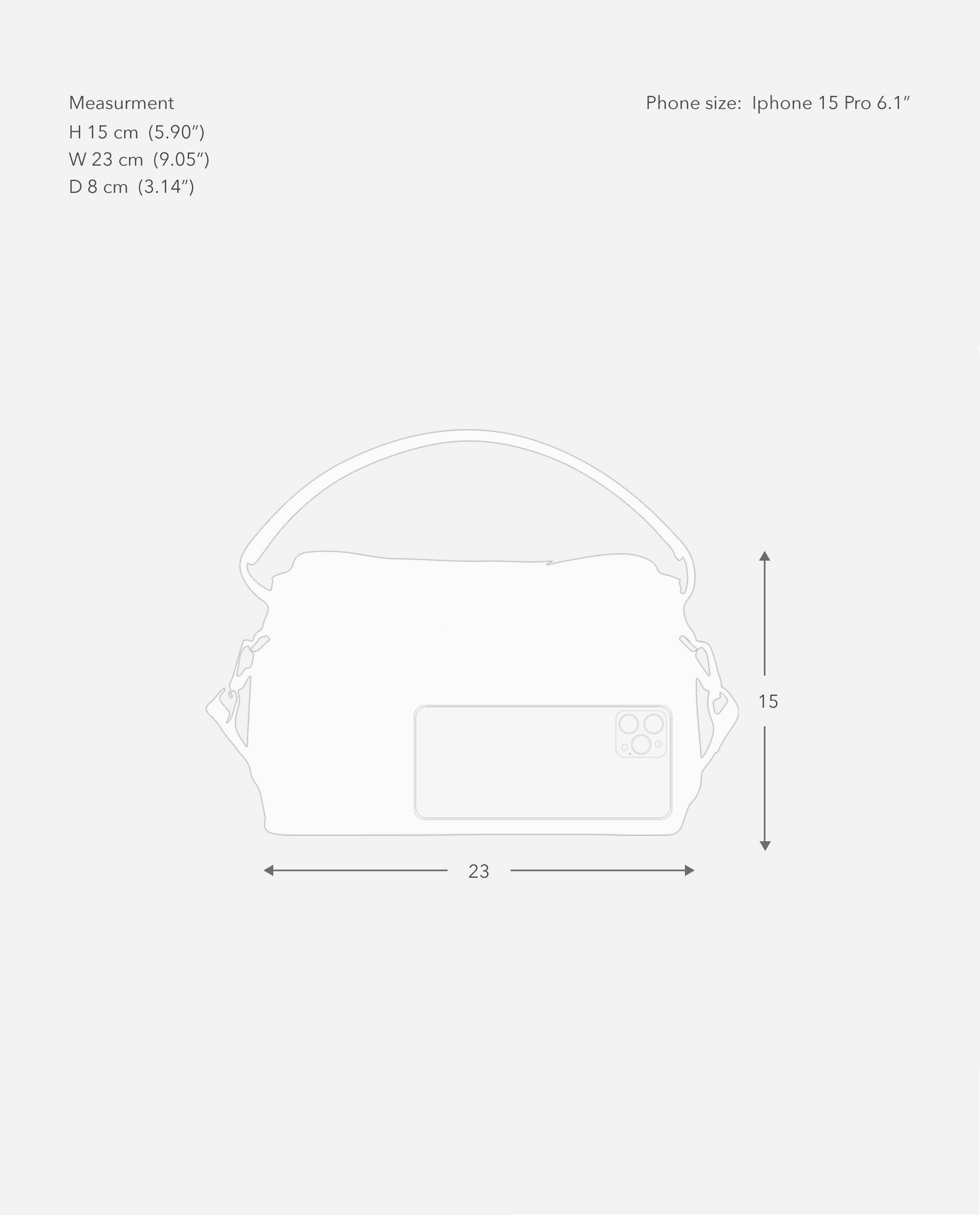 Hanna Mini Bag Grained Leather Cognac