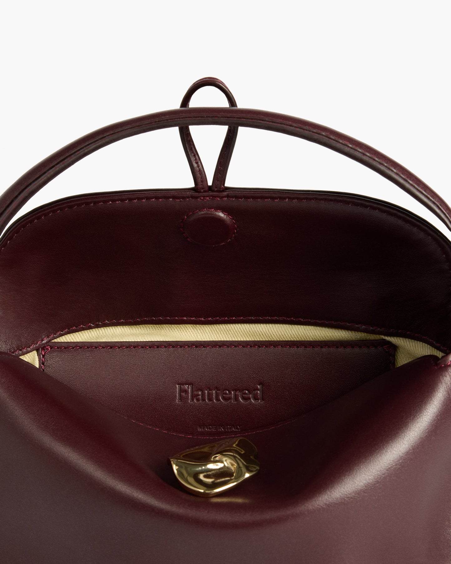 Hanna Mini Bag Leather Burgundy