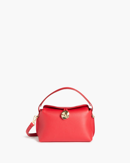 Hanna Mini Bag Grained Leather Cherry
