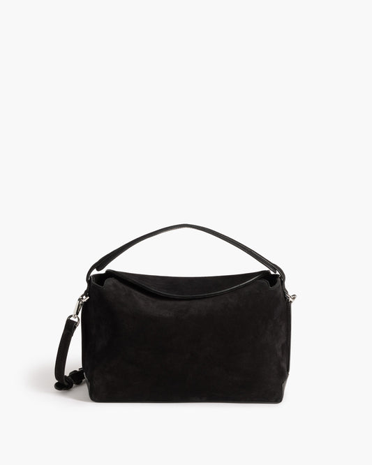 Helia Handbag Suede Black