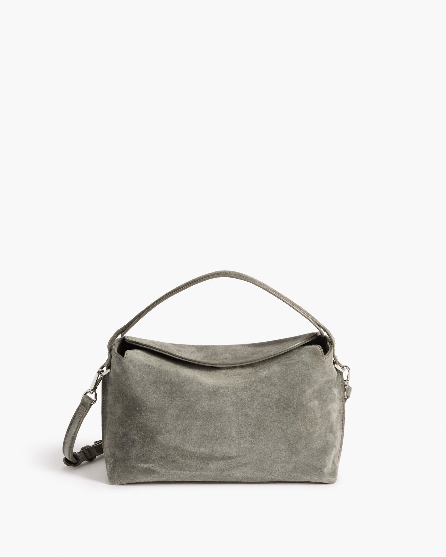 Hera Handbag Suede Grey