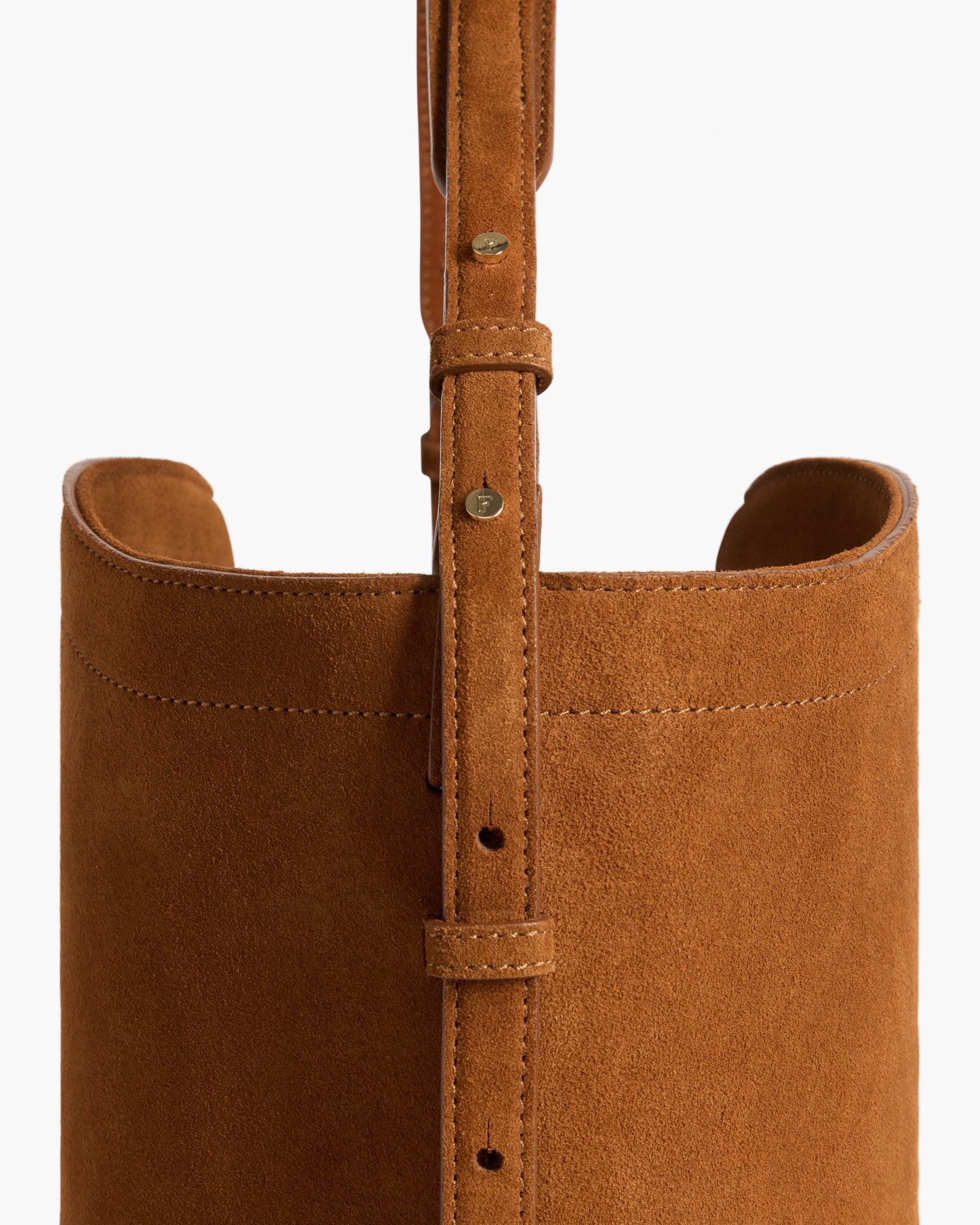 Joyce Handbag Suede Bourbon