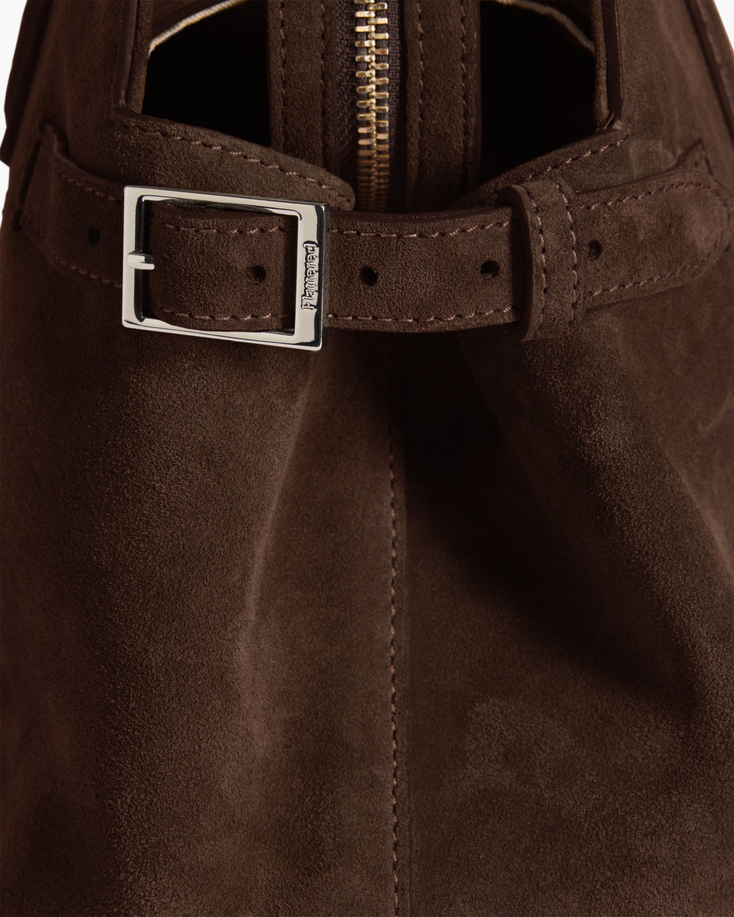 Lisa Bowler Bag Suede Chocolate