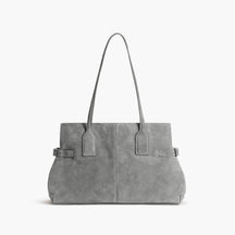 Lisa Bowler Bag Suede Stone Grey