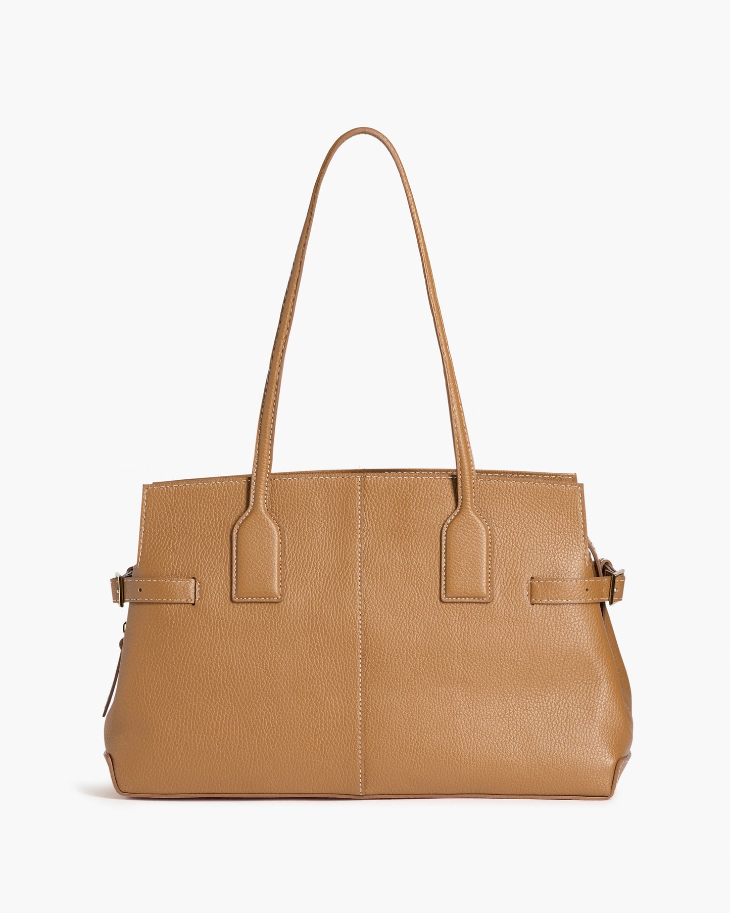 Lisa Bowler Bag Grained Leather Cognac